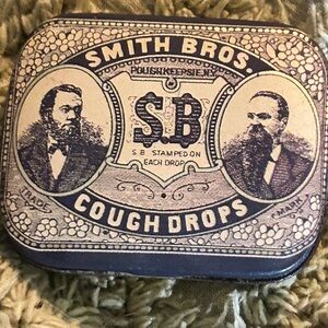 Vintage Smith Bros Cough Drops Tin